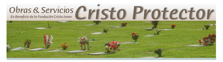 Grfico de ttulo: Paisaje con Texto -Obras y Servicios Cristo Protector-