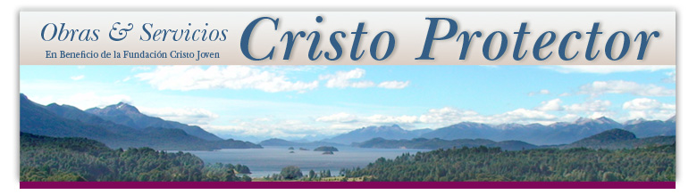 Gráfico de título: Paisaje con Texto -Obras y Servicios Cristo Protector-